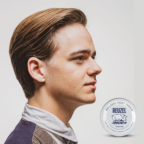Pommade argile mate Reuzel 95g fixation moyenne effet naturel - 2