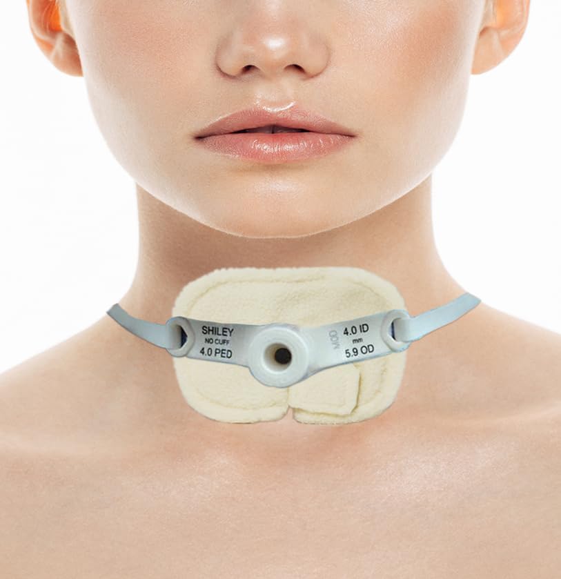 Miniatura 7 de 3 almohadillas para traqueotomía, fundas reutilizables para tubo de traqueotomía, almohadillas de soporte de tubo de traqueotomía, suministros de