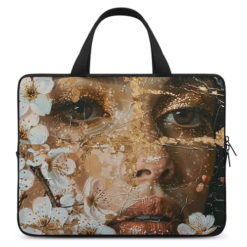 Housse antichoc pour ordinateur portable protégeant des chutes avec sa texture naturelle