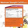 NOW Supplements, CoQ10 600 mg, Maximum Strength with Vitamin E & Lecithin, 60 Softgels