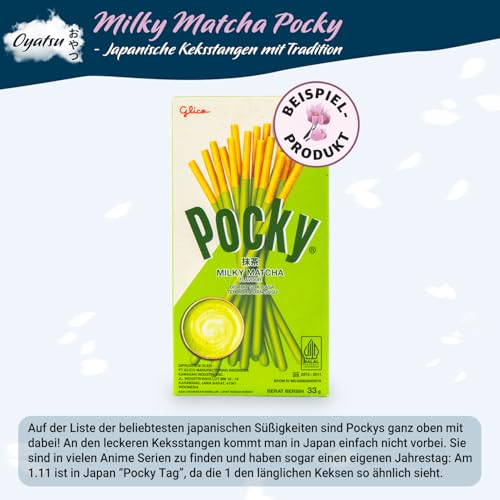 getDigital Oyatsu Japan Box - Ausgewählter Mix mit 25 Snacks - Japanische Süßigkeiten, Chips, Mochi, Cracker, Schokolade, Sweets, inklusive Broschüre - Geschenkset mit Candy aus aller Welt