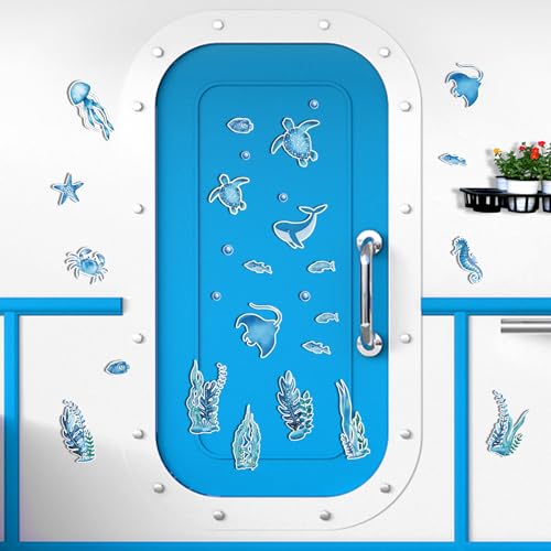 Imanes Decorativos Ocean Cruise Azul Animales Marinos miniatura 5