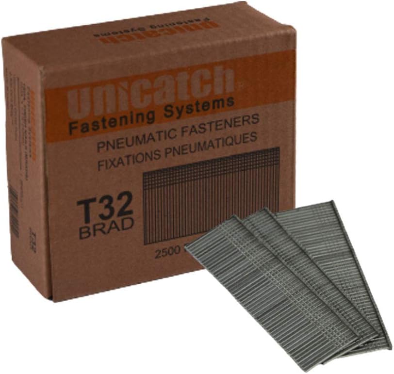 Unicatch 1-1/4 Inch 16 Gauge Galvanized Straight Finish Nails (2,500 per box)