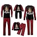Uninevp Christmas Pyjama Family Weihnachtsbaum Hirsch Kostüm Set Rundhals Nachtwäsche Baby Strampler Weihnachts Schlafanzüge Hausanzug Weihnachten Familie Eltern Kind Junge Mädchen Winter