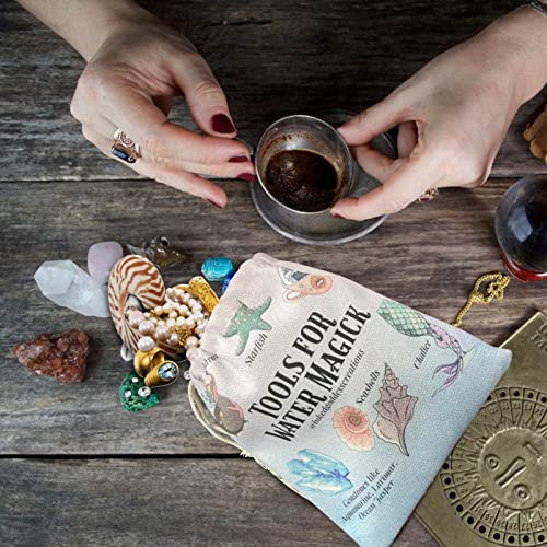 armazenamento cartão tarô, 5,12 x 7,09in Bolsa Cordão para Jóias, Sacos presente tamanho pequeno, po