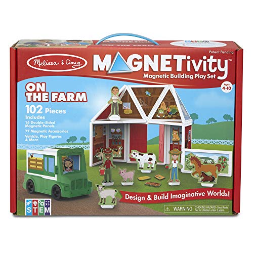 Melissa & Doug Magnetivity Magnetic Tiles Building Play Set Γ’β¬β On the Farm Melissa & Doug Magnetivity Magnetic Tiles Building Play Set Γ’β¬β On the Farm