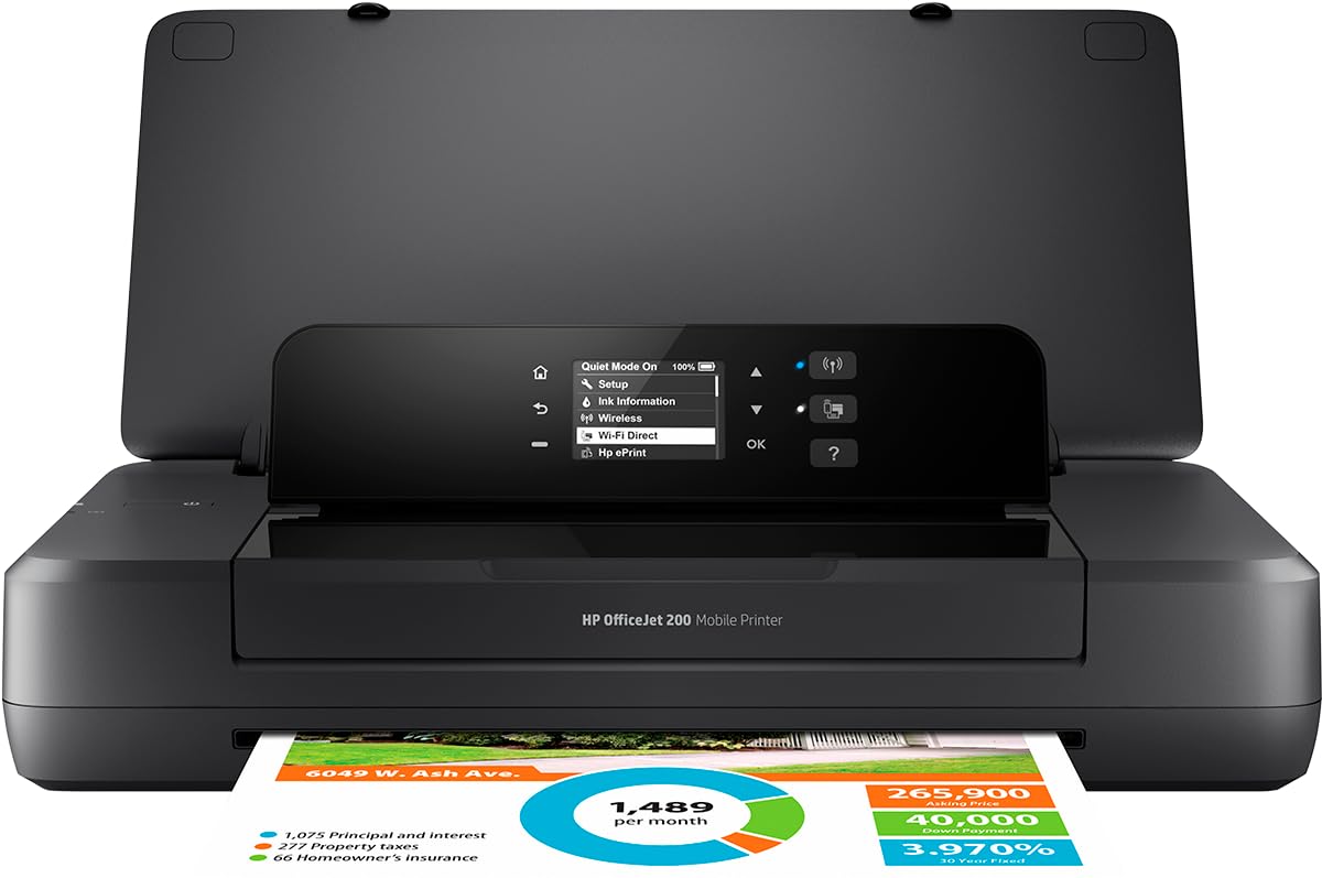 l*o様 HP OfficeJet 200 Mobile プリンター Impressora portátil HP OfficeJet 200 Jato de Tinta Térmico Cor Wi