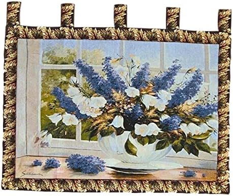 Miniatura 1 de Tache - Tapiz floral de 33 x 24 pulgadas para colgar en la pared con bucles para colgar en la pared