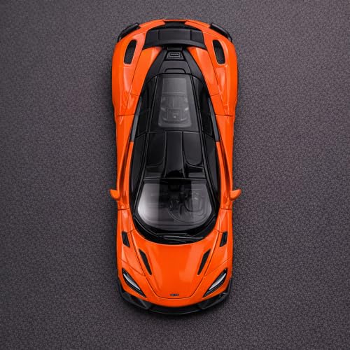 Image of Wizplex CCA Officially Licensed McLaren 765LT 1:64 Scale Die Cast Metal Car - Collectible Alloy Supercar Model with Free-Rolling Wheels, Display Showpiece for Kids 3+ & Car Enthusiasts