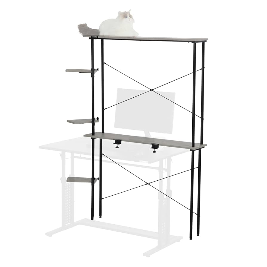 ★こねこさん専用★ デスク ゲーミングデスクを猫家具化する、モニターラック型のキャット