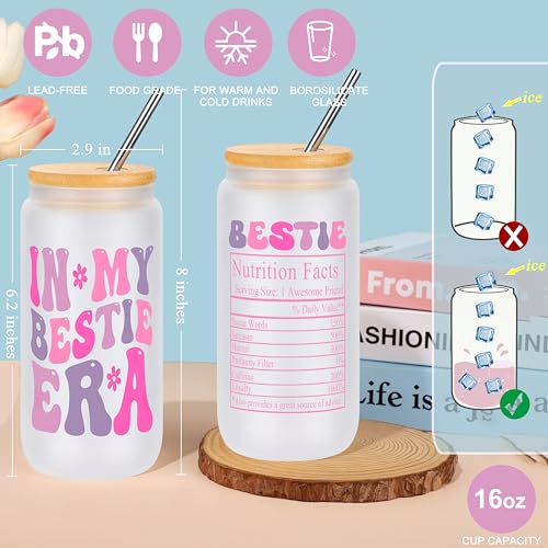 Best Friend Bestie Birthday Gifts for Women, Friendship Gifts for Best Friend Woman, Christmas Mothers Day Valentines Bestie Ideas Presents Basket Set of 63