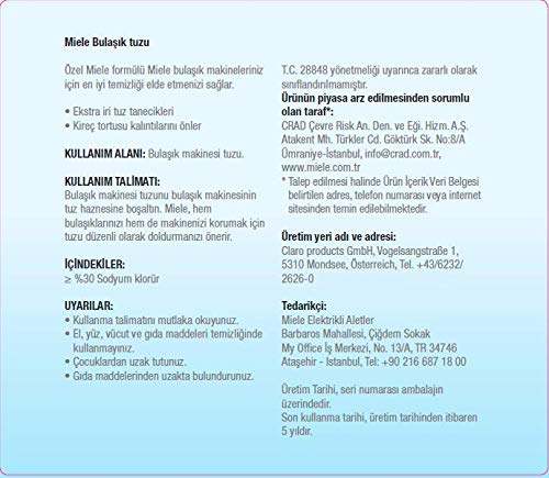 Bulaşık Makinesi Tuzu (1,5 kg)