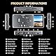 VILTROX DC-X3 2000 Nits SDI-Kamera-Feldmonitor, 4K HDMI 6 Zoll Touchscreen DSLR On-Camera-Videomonitor mit Sonnenschutzblende und Akku, 3D Lut 1920 x 1080 HD Full Waveform Focus Peaking VectorScope