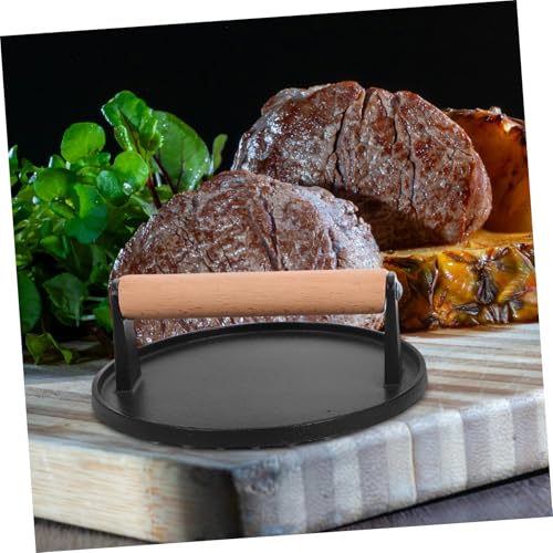 Presse à Hamburger Fonte Finis les Steaks Déformés à la Cuisson - 7
