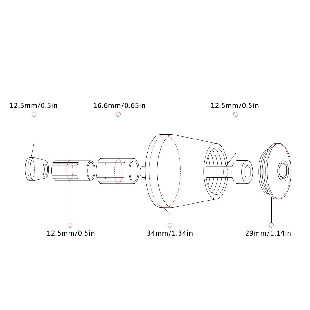 SCUUBE Tappo Manubrio per Hon&da CB600F Hornet 1998 1999 2000 2001 2002 2003 2004 2005 2006 7/8 "22MM Maniglia Bar Ends Moto Manopole End cap Anti Vibrazione (Colore : Sliver)