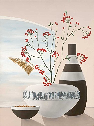 AFFICHE sur TOILE ENCADRÉ Rowan Baies II par David Sedalia en format grand tableau 109x82 cm