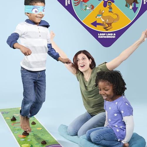 Hasbro Gaming Don't Step in It Preschool Game I Blindfolded, Poop Party Game | Spinner with 8 Fun Animal Moves | Ages 4+| 1+ Players I Funny Kids Board Games | Easter Gift for Kids - image 4