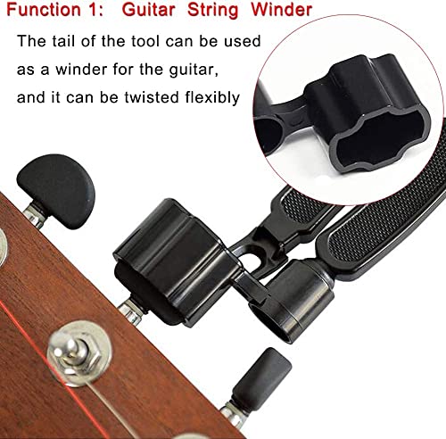 Image of DEVICE OF URBAN INFOTECH Guitar Strings with Guitar String Winder, String Cutter, Pin Puller All in One Guitar Tool Acoustic Guitar Strings with Guitar Picks Guitar Accessories for Acoustic Guitar