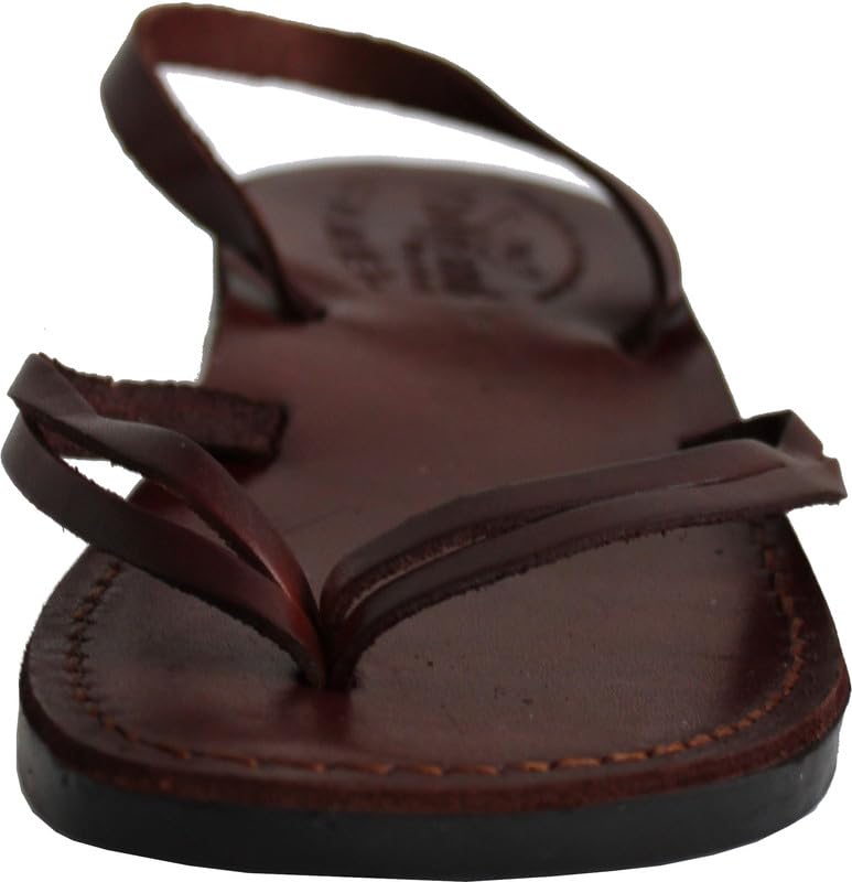 Holy Land Market Men/Women Biblical Jesus Leather Sandals/Slides From Jerusalem (Elizabeth Style)2
