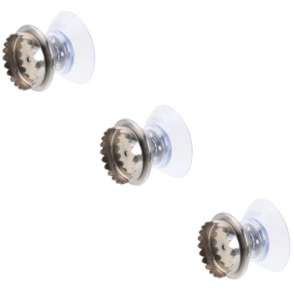 Ciieeo 3 Juegos de Jaboneras Magnéticas de Acero Inoxidable para Montaje en Pared con Drenaje para de Baño.