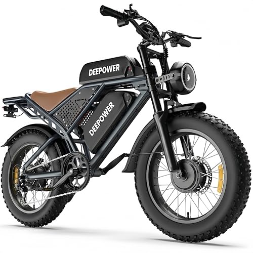 S8 Bici Elettrica 20 Pollici, Doppio Motore ad Alte Prestazioni,...