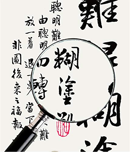 Zzooi Chinese Endure Word Wall Art Hanging Silk Calligraphic Scroll Painting,Bushido Word #TOP7