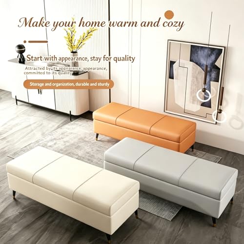 Long ottomane pour chambre à coucher au design moderne et raffiné