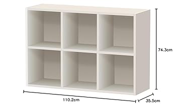 Amazon｜レコードラック 6マスタイプ DULP600 (ホワイト