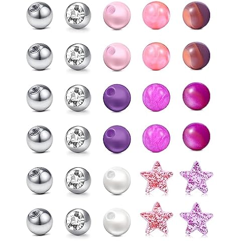 Boules de Piercing LAURITAMI 14G Cover