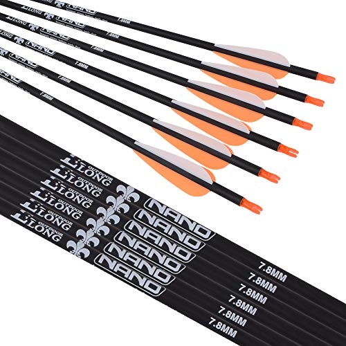 image for Archery World 26Inch Carbon Arrow Practice Hunting Arrows Targeting wi