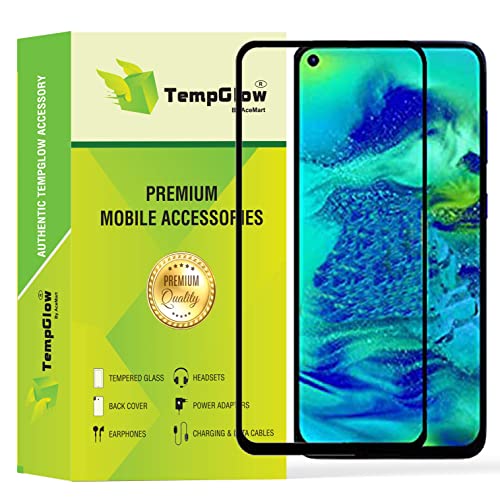 Image of Screen Protector for Samsung Galaxy A60 | M40 | M40s (Black) Tempered Glass Edge-to-Edge 6D Screen Guard With Installation Kit