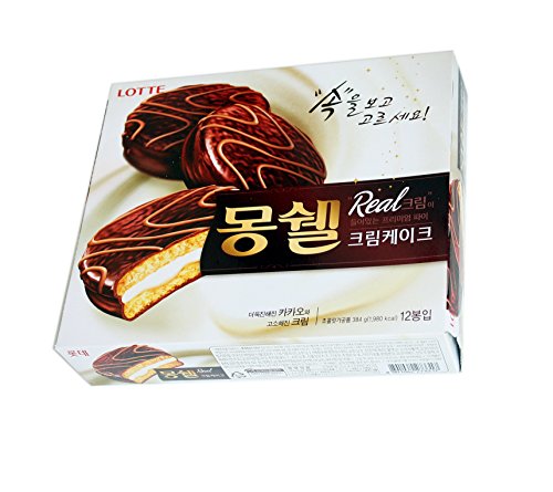 Lotte Mon Cher Cream Cake 12packs Lotte Mon Cher Cream Cake 12packs
