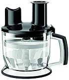 Braun MQ70BK Multiquick Hand Blender 6-Cup Food Processor Attachment, Black