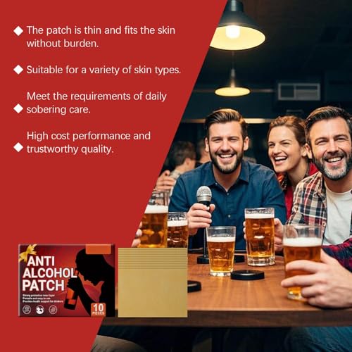 Patch anti-alcool et soin corporel quotidien - 30 patchs de prévention cutanée - 3