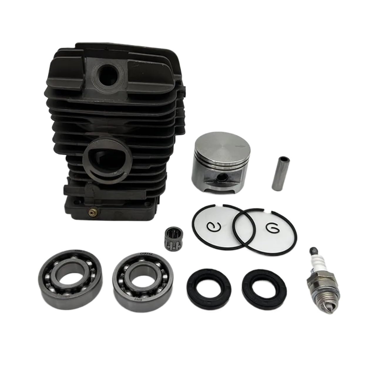 Kit cylindre et piston 46 mm de haute précision pour moteurs de tronçonneuses 029 039 MS310 MS390