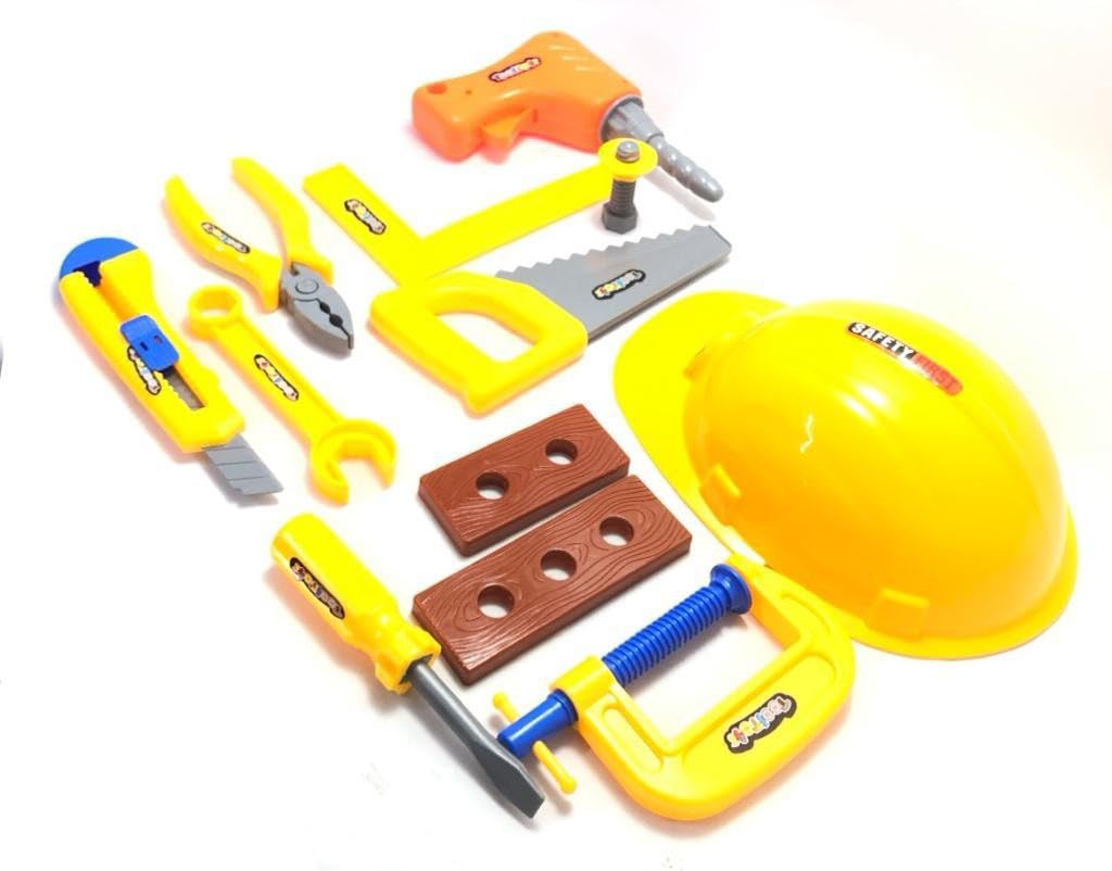 Barodian's Fashion Tool Playset with Safety Helmet - Construction Toys for Kids (Ages 3+)