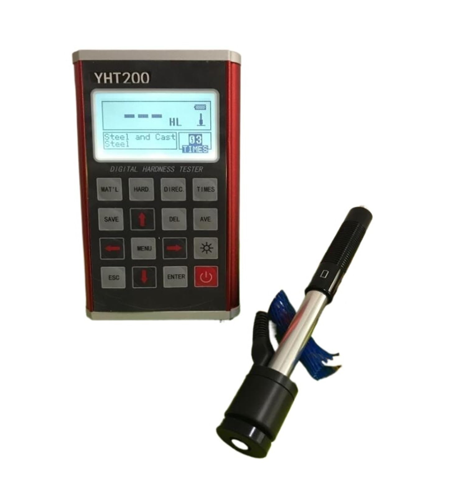 Probador de dureza digital Probadores digitales de dureza Leeb medidor de dureza portátil Leeb máquina de prueba de dureza portátil YHT200 Prueba de dureza automática