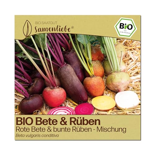 Samenliebe BIO Rote Bete & Rüben Samen | bunte Mischung - Mix - samenfestes BIO Saatgut