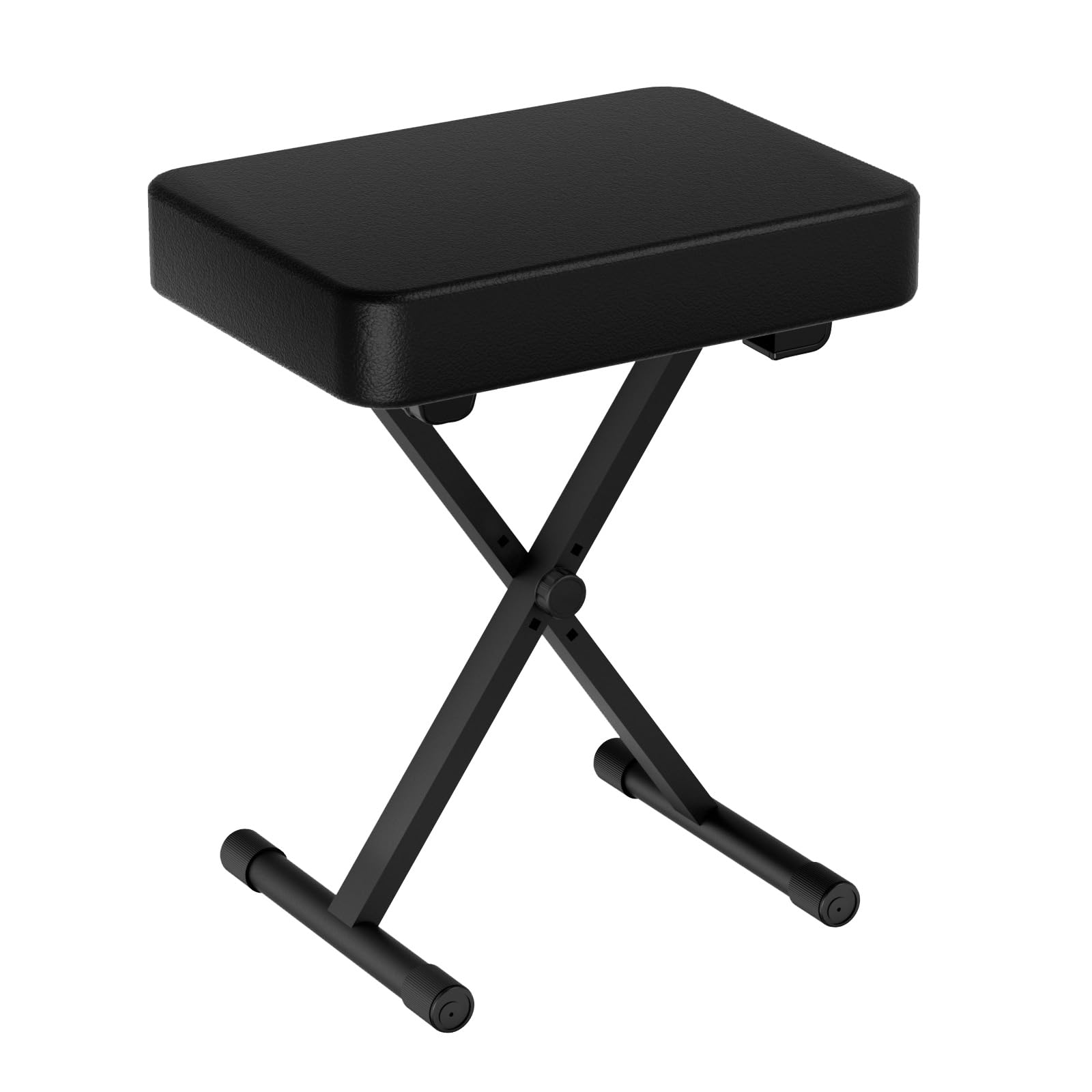 tipatyard Adjustable X-Style Keyboard Bench,Thick Cushion,Folding X-Style Keyboard Bench,…
