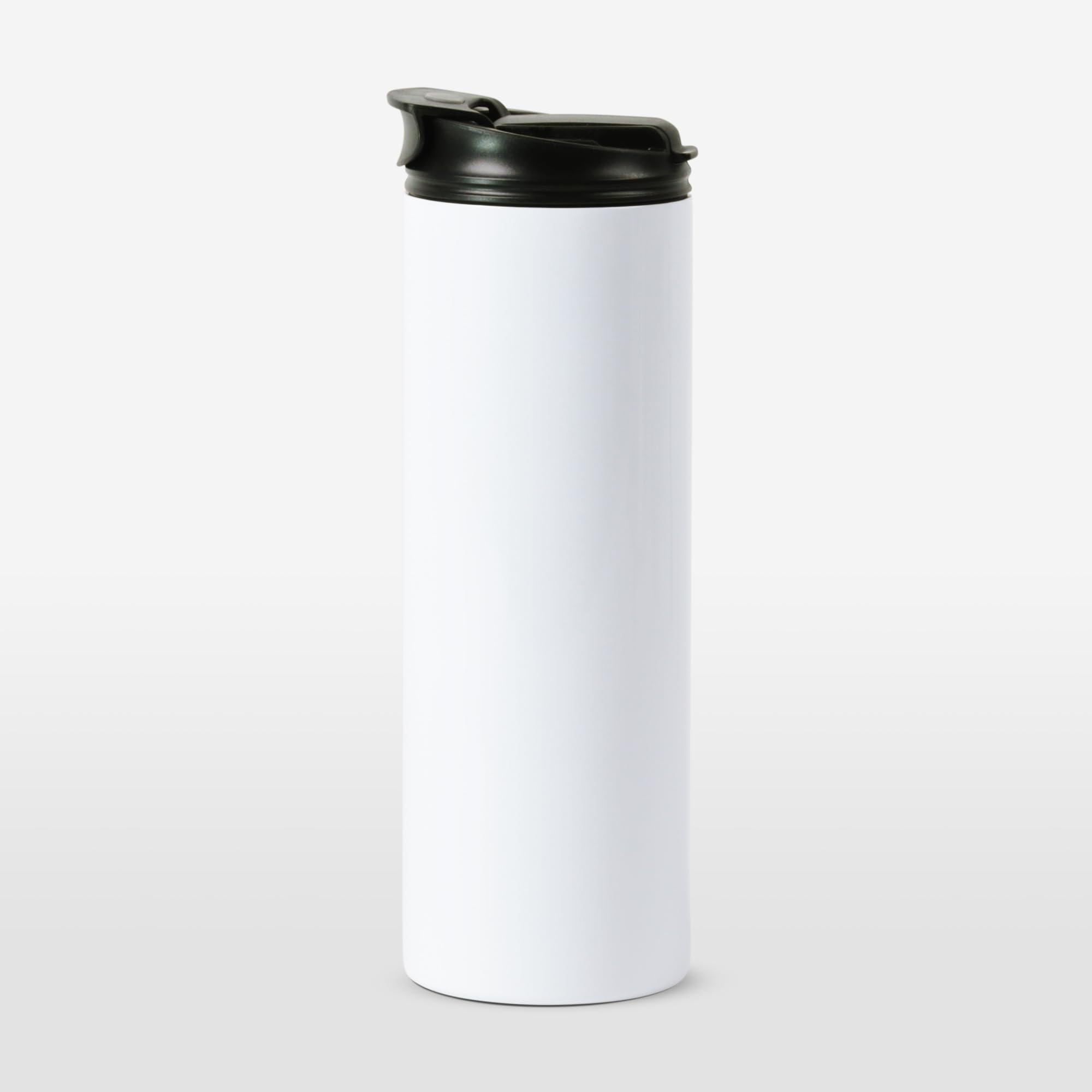 20oz Sublimation Tumbler with Dual-Opening Lid DIY Stainless Steel Insulated Cup for Heat Transfer Vinyl Sublimation and Custom