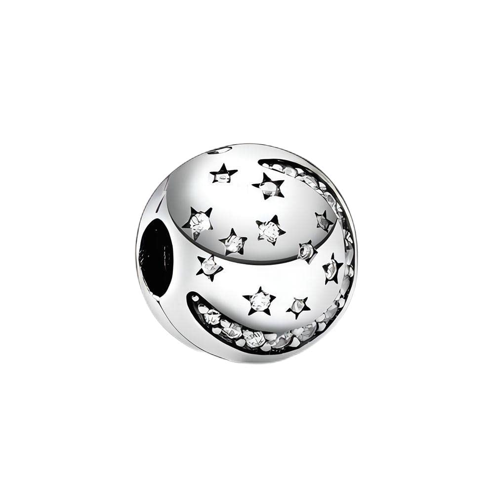 BEEUVIPVida de personajes animales Abalorios Colgante de Cuentas Plata de Ley 925 con Circonita Cúbica Compatible con Europeo Pulsera Collar,Charms de Para Niña Mujer