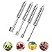Produktbild PowerDoF Fruit Corer Pitter Set, Multifunktions-Corer-Entferner Obstgemüse Küchengeräte mit scharfen gezackten Klingen und Melonenmesser New Home Gadgets