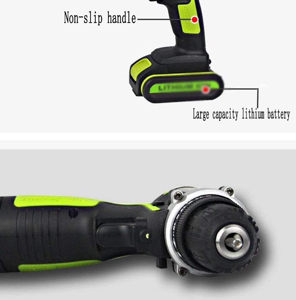 Lithium- Hammer Drill Power Tool Kit including Battery Charger And Packaging Bag