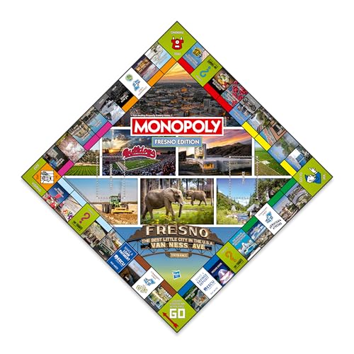 Monopoly Fresno CA Edición Juego de Mesa Familiar miniatura 4