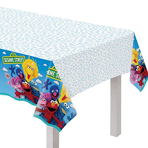 Everyday Sesame Street Elmo Party Supplies Pack Serves 16 7″ Dessert