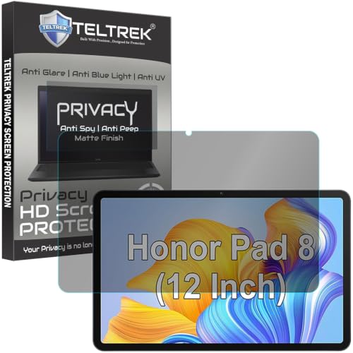 Image of Privacy Matte Anti Peep Screen Guard Compatible With Honor Pad 8 Tab (12 inch Inch Tablet) Anti Spy Screenguard Not a Tempered Glass Screen Protector