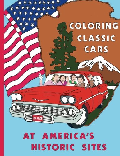 Coloring Classic Cars At America's Historic Sites