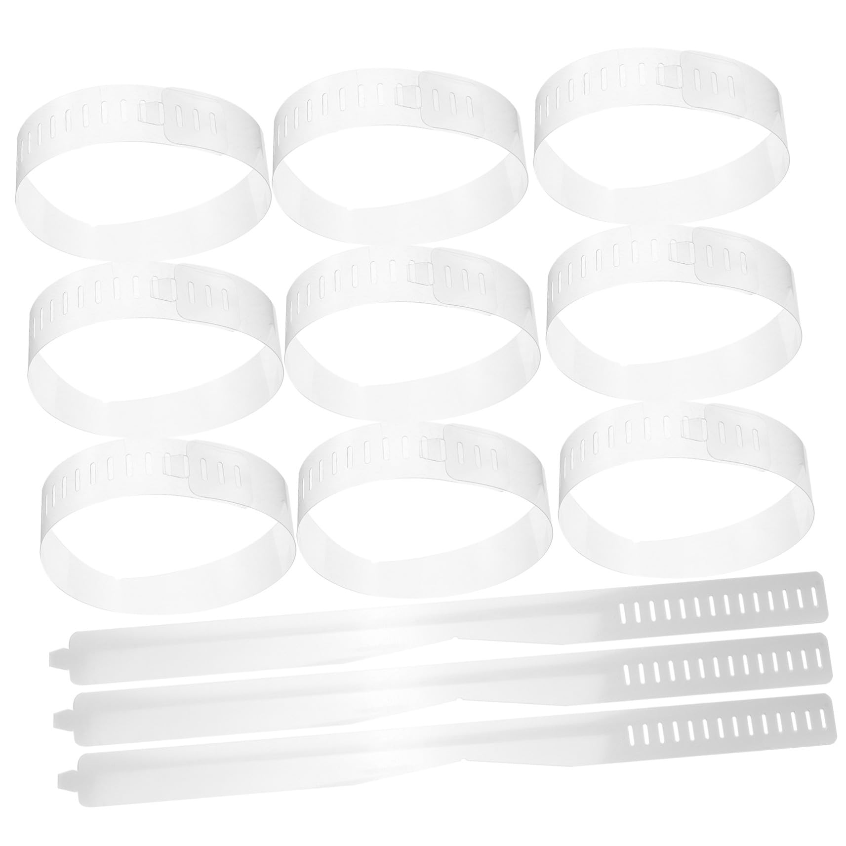 ibasenice 100piezas Collar de Pvc Soporte para Cuello de Camisa Ballenas de Plástico para Cuello para Camisas de Vestir Moldeador de Hombre Insertos de Plástico de Vestir