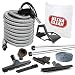 Central Vacuum Deluxe Hardwood, Bare floor and Carpet Kit with 30ft Hose and Accessories