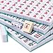 Yellow Mountain Imports “Bleau Opal” Chinese Mahjong Set with 146 Tiles and Blue Vinyl Case - for Chinese Style Gameplay Only [天體蛋白石中國麻將]